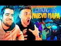 IMPOSTOR en el NUEVO MAPA de AMONG US !!! DjMaRiiO ft. AURON, PERXITA...