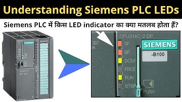 Siemens PLC LEDs: SF, BF, DC5V, FRCE, RUN, STOP, ERROR, MAINT Explained in Hindi | Learn EEE