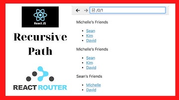 Recursive Path in React Js Using React Router | Miz Developers