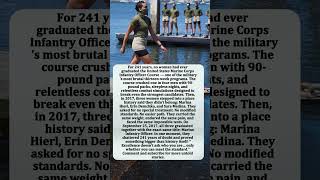 FOR 241 YEARS, NO WOMAN MADE IT… UNTIL THEY DID