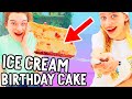 SABRE&#39;S ICE CREAM BIRTHDAY CAKE FROM SCRATCH w/NORRIS NUTS COOKING