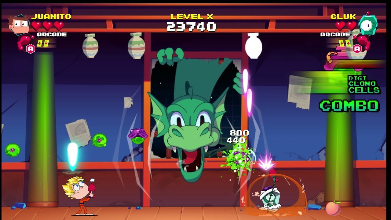 Juanito Arcade Mayhem 2 player 60fps