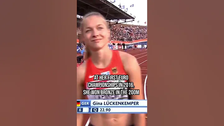 Gina Lckenkemper wins 100m Gold at the 2022 Europe...