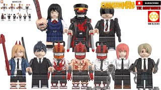 Lego Chainsaw Man Anime Review Series Minifigures Unofficial By WM Blocks WM6159 #chainsawman
