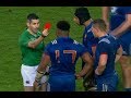 Le double carton rouge des français pendant le crunch U20