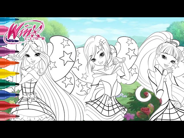 Winx Club Coloring Pages Harmonix Musa