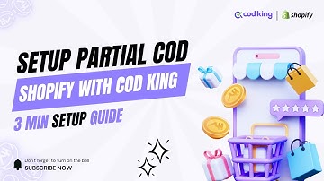 How to Set Up Partial COD in Shopify with COD King (3 Mins) | Best COD Verification App