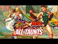 ALL Street Fighter X Tekken Taunts Tag In Out Base Voice Dialogues English Dub ALL Street Fighter X Tekken Taunts Tag In Out Base Voice Dialogues English Dub
