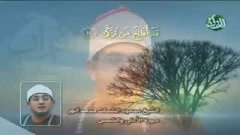 أجمل مقطع من سورة الأعلى والشمس للقارى الشحات محمد انور