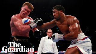 'It's all about instinct': Anthony Joshua beats Povetkin to retain titles