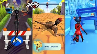 Miraculous Ladybug & Cat Noi‪r 🐞 NEW HEROES BATTLE RUN: LADY NOIR VS KING MONKEY VS Superhero RYUKO! screenshot 5