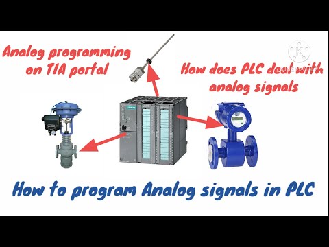 (Analog signals)How to program an analog (input/output) and simulate it on TIA portal (S7-1200)PLC