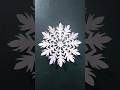 beautiful origami paper snowflakes #christmas #papercrafts #shorts #trending #viral #snowflakes