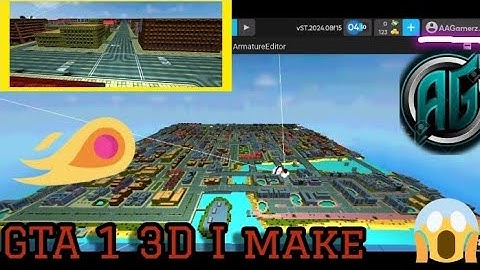 I make GTA 1 3D full map with the help of "its magic engine" #aagamerz