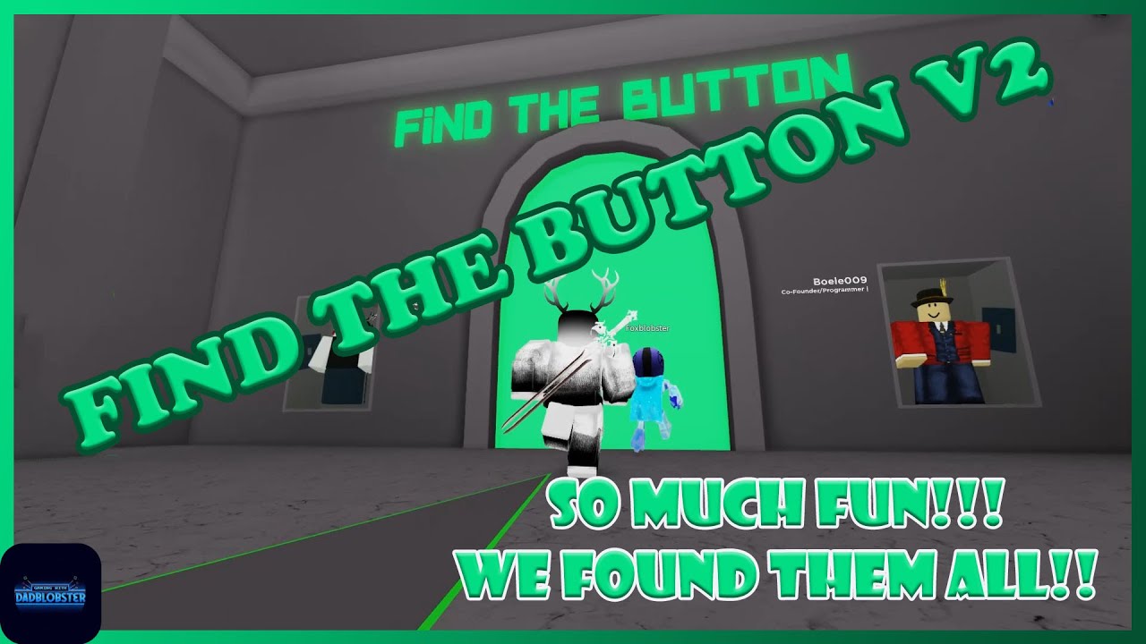 We Found All The Buttons In Find The Button V2 In Roblox Youtube - updates mixed v2 roblox