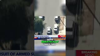 Intense Police Pursuit:  Dangers on Surface Streets #shorts Resimi
