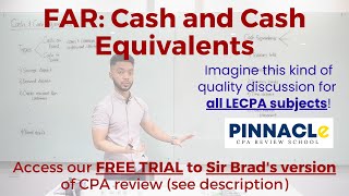 FREE TRIAL & HANDOUTS (see description) | Pinnacle CPA Online Review| FAR: Cash and Cash Equivalents