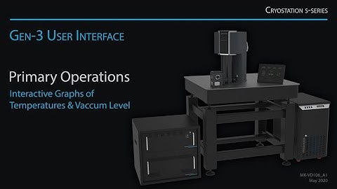 Cryostation® UI | Interactive Temperature and Vacuum Graphs