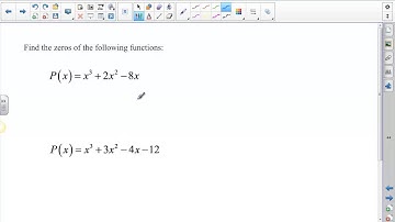PC - Polynomial Functions, Part 1