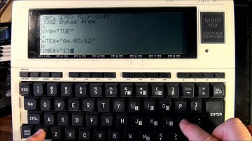 Tandy 102 Portable Computer