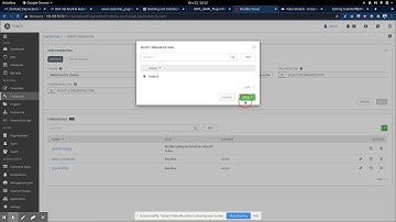 #Ansible #Tower / # AWX Creating new credentials based on secret lookup plugin