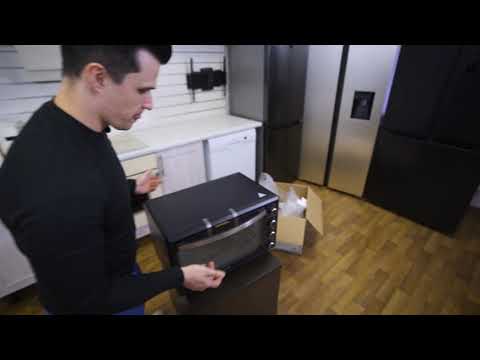 Распаковка электрической настольной духовки ростера AVEX TR 350 BCL