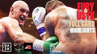 Nonstop Knockdowns Tyson Fury Vs Oleksandr Usyk Full Card Highlights Ring Of Fire