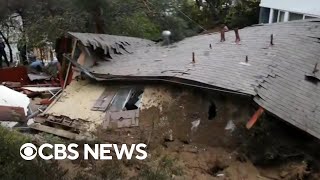 Mudslides destroy several homes in California
