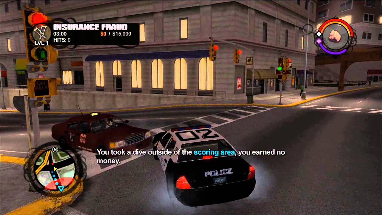 Saints Row - Insurance Fraud Activity Levels 1 and 2 - Vice Kings (Xbox 360)