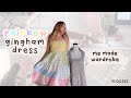 Making the perfect gingham patchwork dress and plain for my me made wardrobe 2024 vlog135