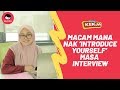 How to answer introduce yourself question malay with english subtitle