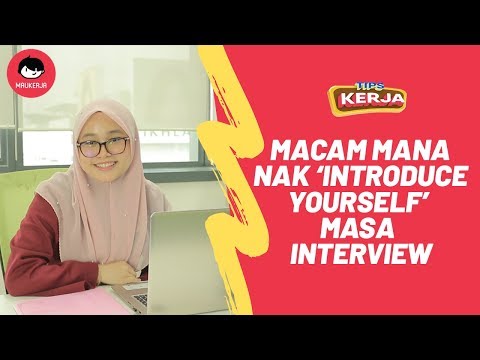 How To Answer "Introduce Yourself" Question (MALAY with English Subtitle)