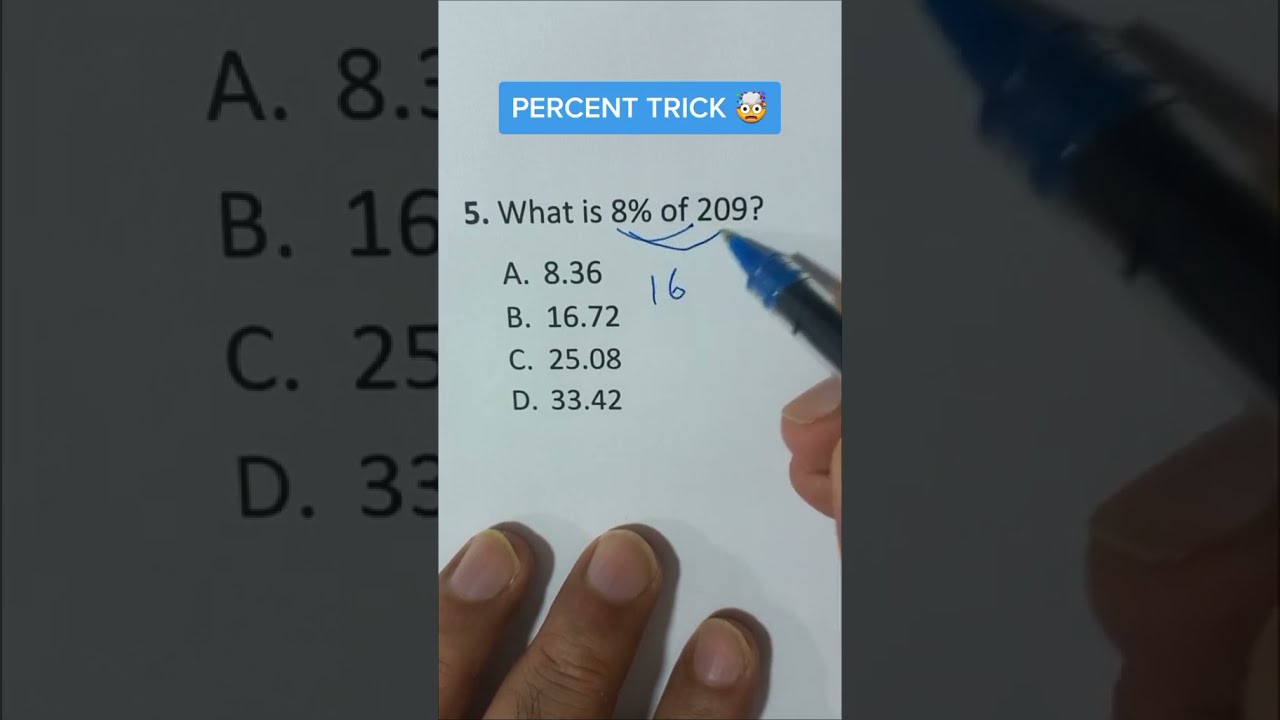 How To Calculate Percents In 5 Seconds