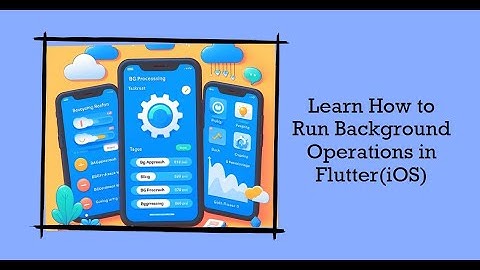 How to do background operation with BGAppRefreshTaskRequest ,BGProcessingTaskRequest in flutter(iOS)