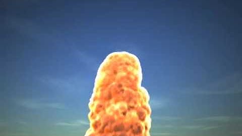 Flames animation test in lightwave