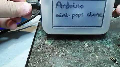 Arduino mini pops style drum machine