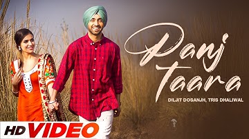 Panj Taara (HD Video) | Diljit Dosanjh, Tris Dhaliwal | New Punjabi Songs 2025
