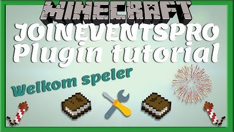 JOINEVENTSPRO PLUGIN || Tutorial [Nederlands/Dutch]