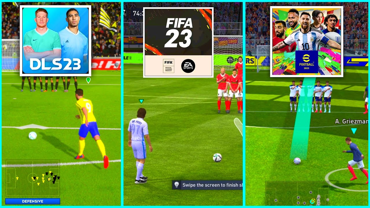 FIFA, eFootball PES or Dream League Soccer? Differences and which one is  better