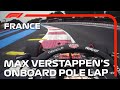 Max Verstappen's Onboard Pole Lap | 2021 French Grand Prix | Pirelli