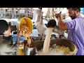 Roadside BANANA Milkshake | How to Make Banana Juice | Crazy Juice Making Skills | Street Drink