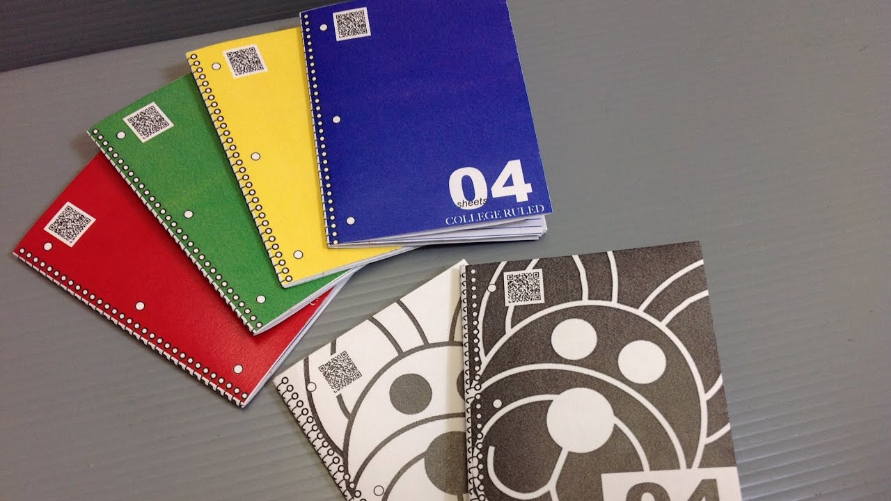 Print Your Own Origami 3Ring Spiral Notebooks YouTube