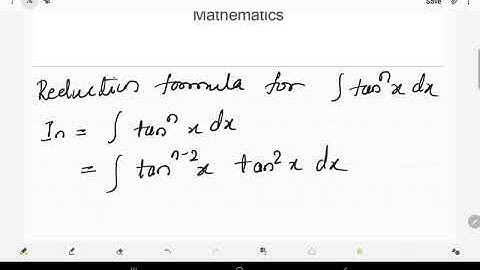 Reduction Formula | session 3 | BSc. 1st year.