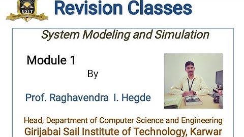 Single Channel queue: SMS Module 1 Revision by Prof Raghavendra Hegde