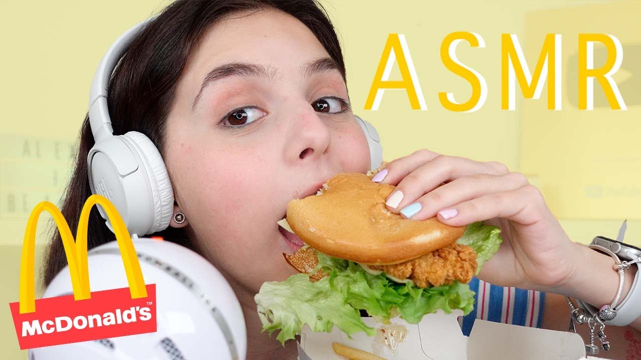 ASMR COMIENDO MCDONALD'S | alexabeautyy♡