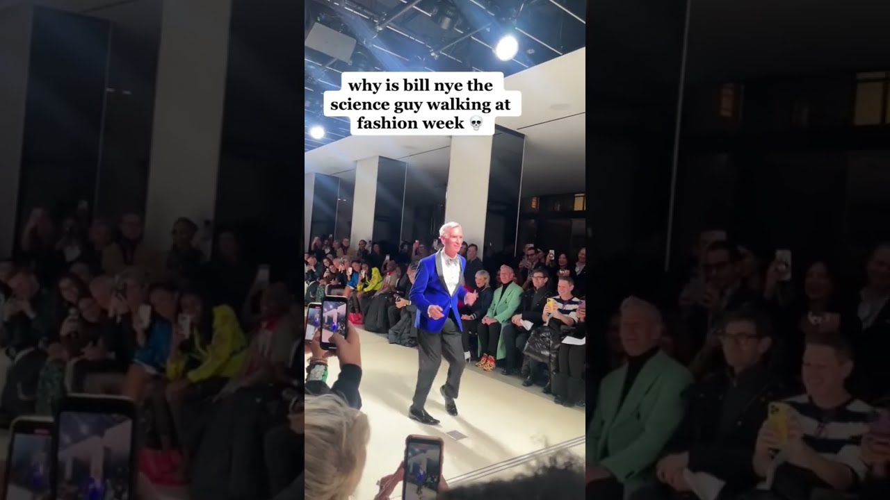 Why Is Bill Nye The Science Guy Walking At Fashion Week Shorts Billnye Nyfw