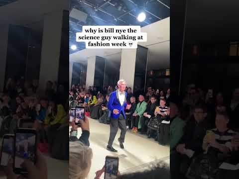 Why Is Bill Nye The Science Guy Walking At Fashion Week Shorts Billnye Nyfw