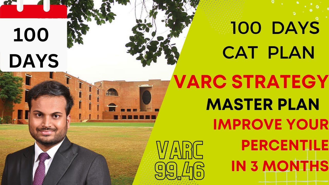 VARC 100 DAYS CAT PLAN | IMPROVE YOUR PERCENTILE #varc #iimahmedabad # ...