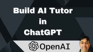 Build AI Tutor in ChatGPT