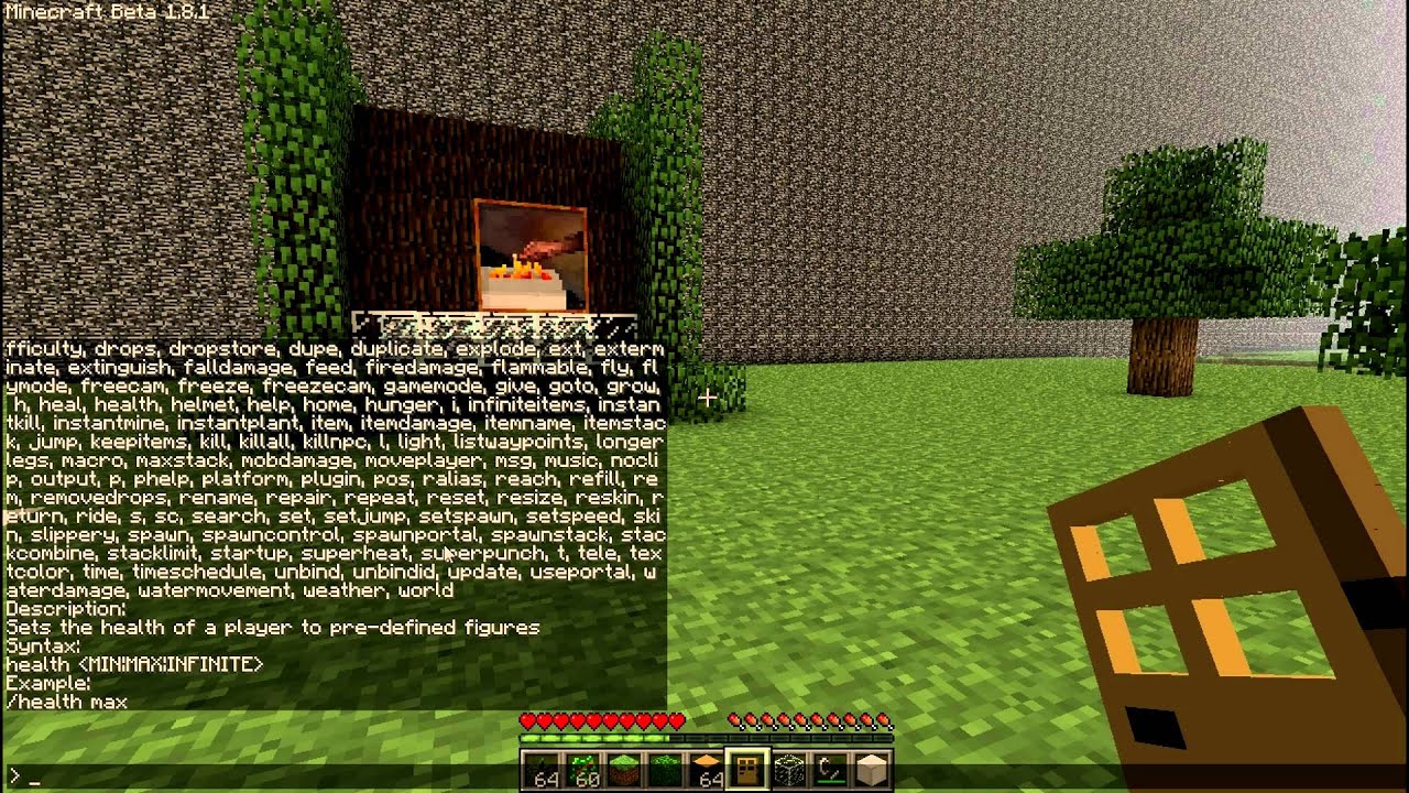 Single Player Commands (SPC) Mod Download for Minecraft 1.6.4/1.6.2